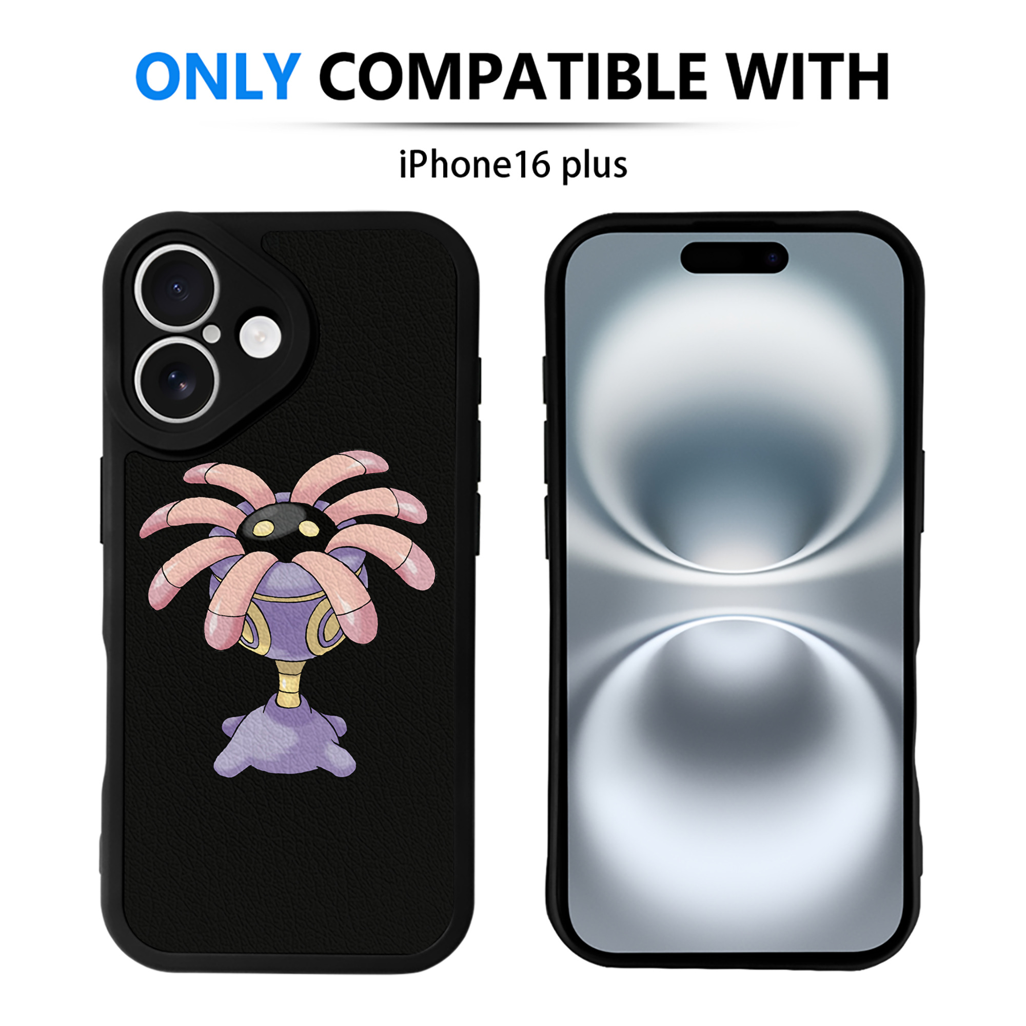 （画像用） ポケットモンスター Pokémon 【iPhone 16シリーズ対応】シリコンスマホケース（レザー調） 材質：シリコン